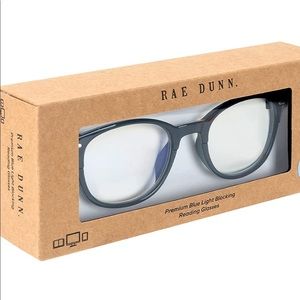 RAE DUNN- Blue Light Blocking Reading Glasses w/ Microfiber Case